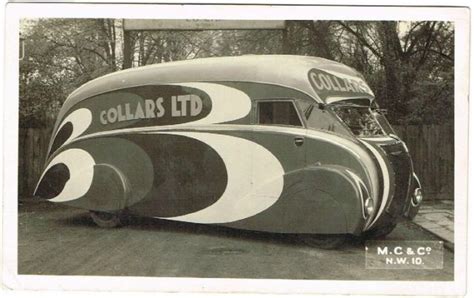 Gorgeous Art Deco Streamline Vans Made At Holland Coachcraft Of Govan Glasgow Flashbak