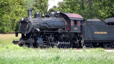 Strasburg Railroads Steam Locomotive No 475 Cherryhill Youtube