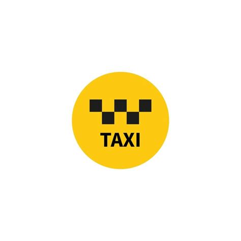 Icono de taxi gráficos vectoriales en estilo plano Vector Premium