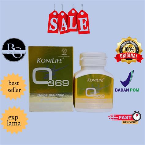 Jual Konilife O369 Food Supplement Botol 30 Softcap Omega Lengkap