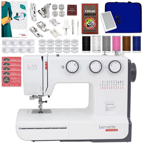 Bernette B Sewing Machine With Deluxe Sewing Bundle Walmart