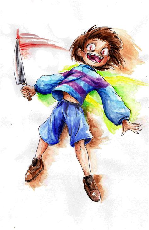 Frisk Crazy Face Chara By Gwend Noriko B On Deviantart