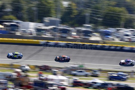 NASCAR Bank Of America Del 16 De Octubre 400 Imagen De Archivo