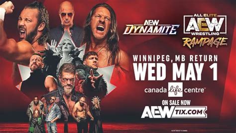 Aew Winnipeg Show Rescheduled And New Dynamite Logo Revealed Hangman