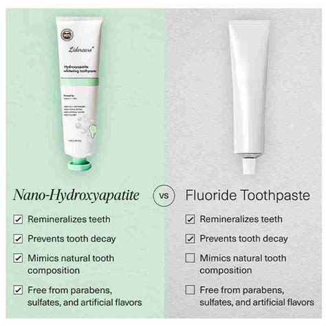 Hydroxyapatite whitening toothpaste | Lidercare