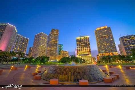 Miami City Downtown Skyline from Bayshore Park | HDR Photogr… | Flickr