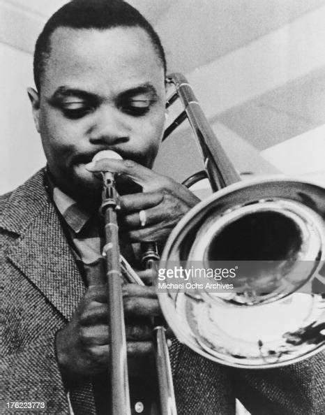 American Jazz Trombonist J J Johnson Performing Circa 1955 News