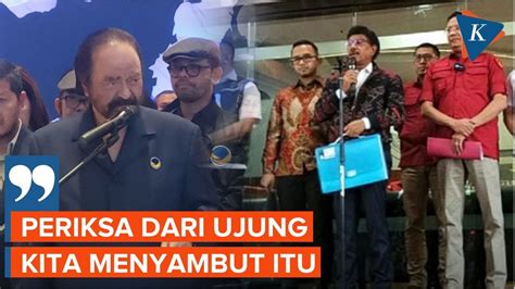 Surya Paloh Minta Kejagung Tak Tebang Pilih Telusuri Dugaan Aliran Dana