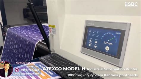 Atexco Model X Plus Vs Model H Which Industrial Sublimation Printer