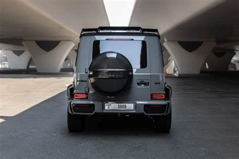 Rent Mercedes Benz G Brabus Grey Gmz Car Rental