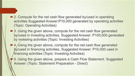 Cash Flow Statement Cfs Pptx