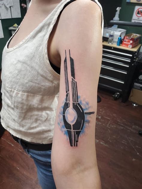 Got My 3rd Mass Effect Tattoo My Bestie Is Getting A Matching Mass Relay Since Mass Relays