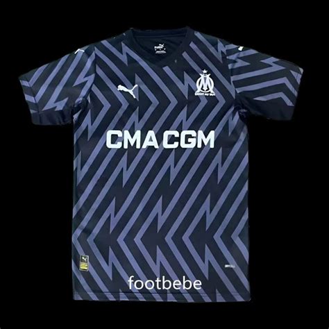 Olympique Marseille Trikot Torwart Blau Footbebe De