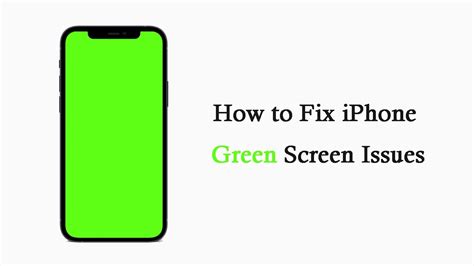 4 Ways How To Fix Iphone Green Screen Issues 2023 Youtube