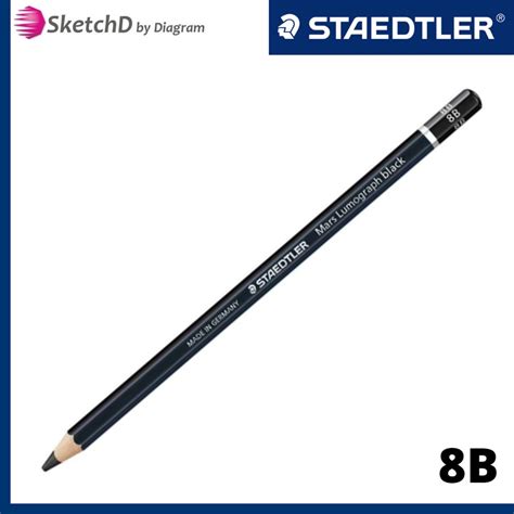 Jual Pensil B Staedtler Mars Lumograph Black Pencil B Sketsa