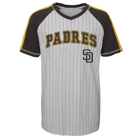 Mlb San Diego Padres Boys Pinstripe V Neck T Shirt Xl 1 Ct Shipt