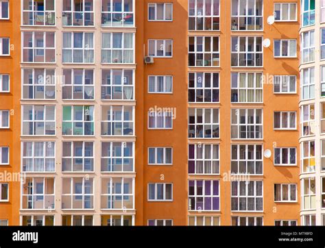 front view   apartment building stock photo alamy