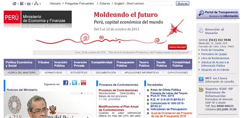 Portal Web Ultimo Informe Mediante Decreto Supremo N Ef