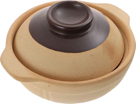 Amazon Kichvoe Ml Casserole Stew Pot Ceramic Stockpot Clay