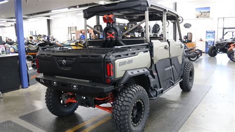 New 2023 Can Am Defender MAX X MR With Half Doors HD10 Liquid Titanium