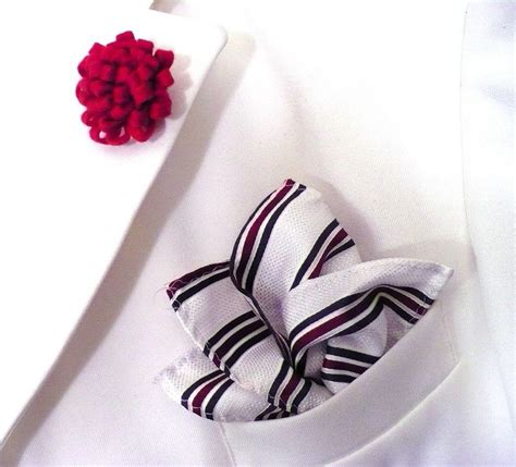 Pocketsquarez Prefolded Pocket Square Lapel Flower