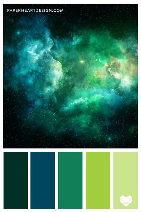 Color Palette: Awesome Space — Paper Heart Design | Color palette ...