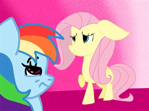 3280260 Safe Fluttershy Rainbow Dash G4 Cool Female Ibispaint X Lesbian Ship