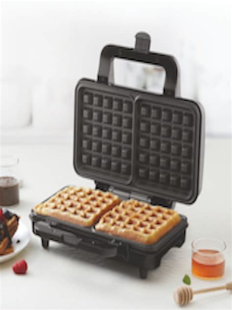 Buy BOROSIL Black & Silver Toned Neo Waffle Maker - Sandwich Maker for ...