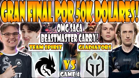 Team Spirit Vs Gladiators Bo Game Gran Final Yatoro Collapse Vs