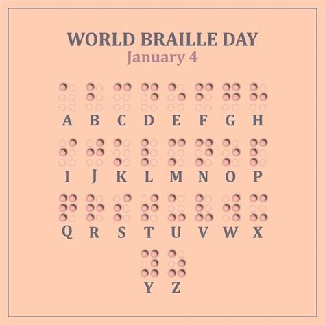 Premium Vector Free Vector Flat Illustration For World Braille Day