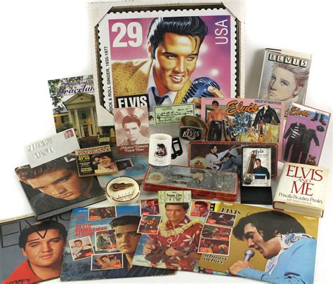 Lot Detail 1950s 90s Elvis Presley King Of Rock N Roll Memorabilia