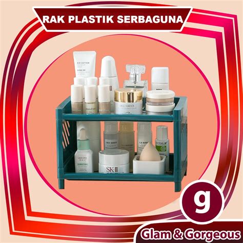 Jual Rak Plastik Mini Serbaguna 2 Susun RT009 Shopee Indonesia