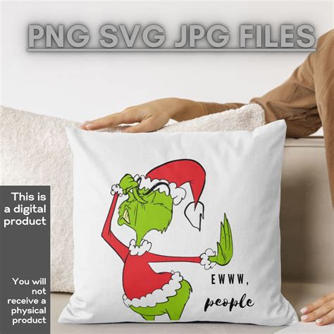 Grinch Eww People Humor Png Svg  Etsy