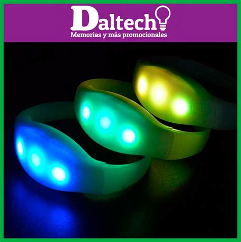 Ld Pulsera Audio R Tmica Leds Activaci N Por Sonido Iva