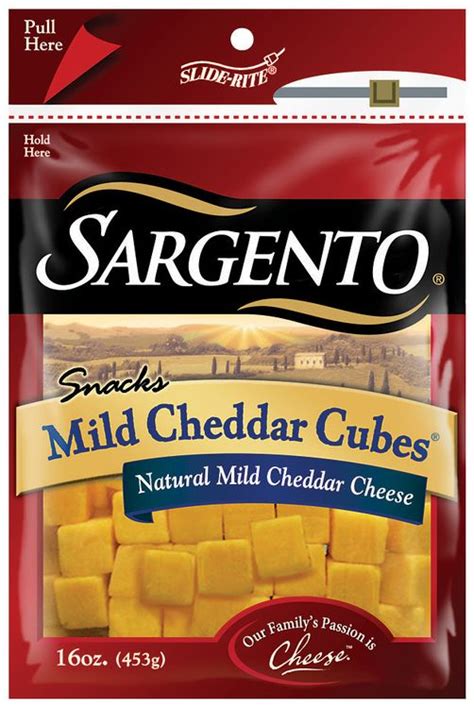 Sargento Natural Mild Cheddar Cubes Cheese Snacks Reviews