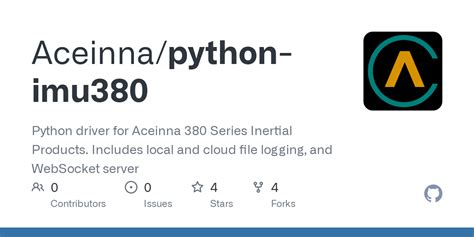 Github Aceinna Python Imu Python Driver For Aceinna Series