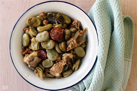 Favas Guisadas à Portuguesa Portugese Stoofpot Van Tuinbonen De K