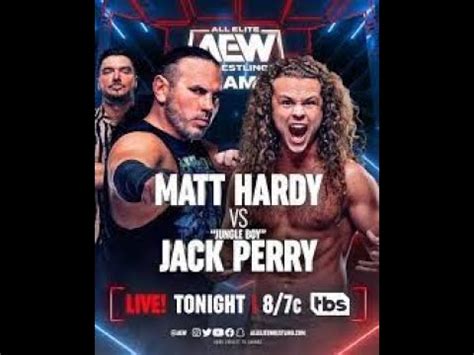 WWE 2K23 AEW 3 29 2023 Jungle Boy Jack Perry Vs Matt Hardy YouTube