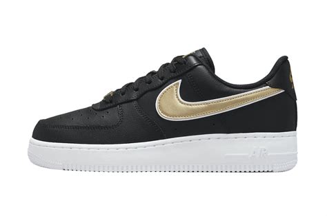 Nike Air Force 1 Low Black Metallic Gold - Sep 2021 - DD1523-001 ...