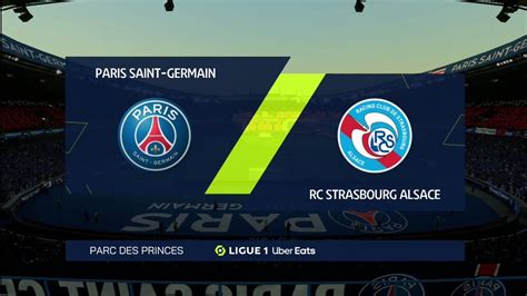 FIFA 23 Realistic Gameplay Paris Saint Germain PSG Vs RC Strasbourg