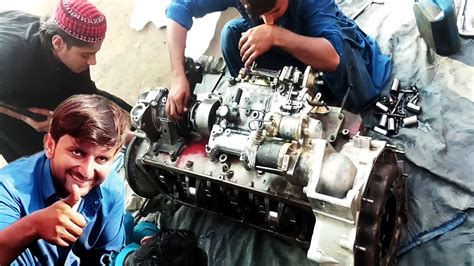 Hino C Turbo Engine Completely Rebuild How To Repair Cylinder