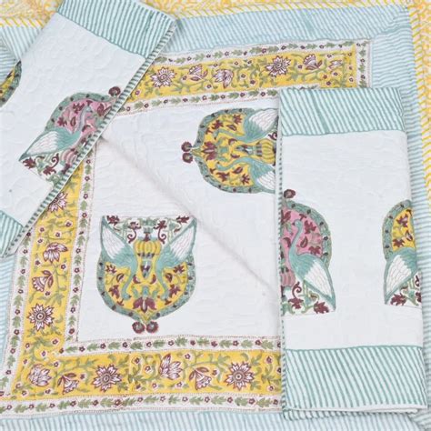 Cotton Queen Size Quilted Bed Cover, For Home at Rs 2500/piece in Jaipur | ID: 2851813936430