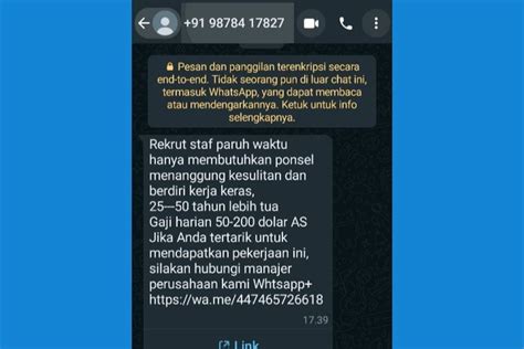 Hati Hati Muncul Lagi Penipuan Modus Tawaran Bekerja Paruh Waktu