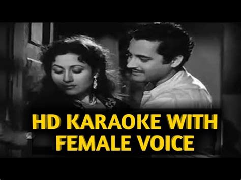 Udhar Tum Haseen Ho HD KARAOKE WITH FEMALE VOICE YouTube