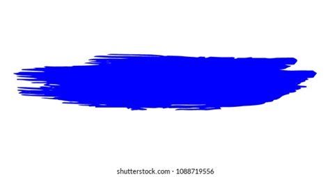 Paint Stroke Background Blue Paint Line Stock Illustration 1596523285 | Shutterstock