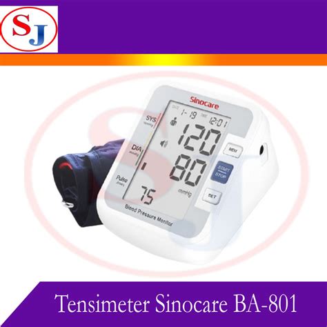 Tensimeter Digital Sinocare BA 801 BA 801 Alat Ukur Tensi Lazada