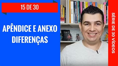 Diferença Entre Apêndice e Anexo Como Fazer um TCC YouTube