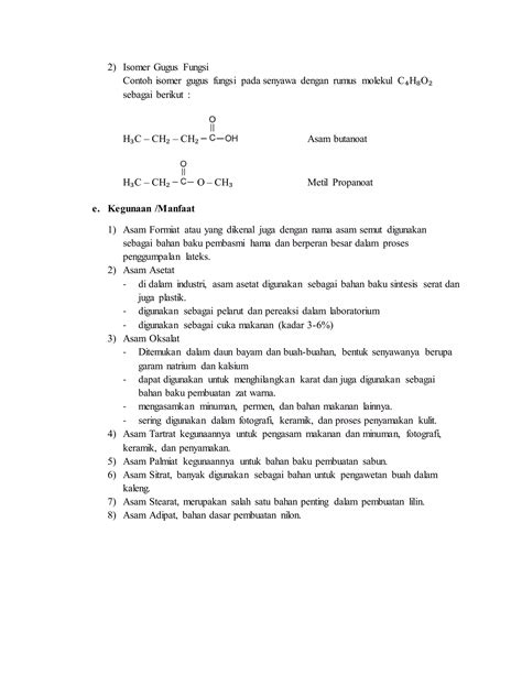 Rumus Kimia Asam Asetat 10