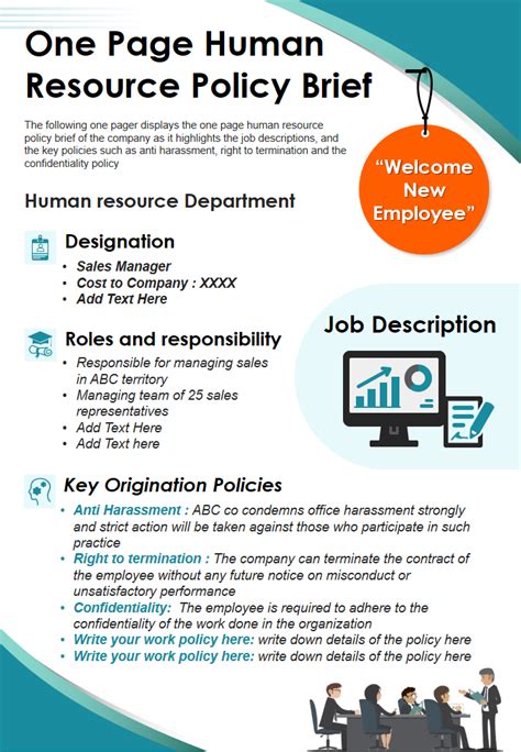 Top 7 Human Resources Policy Templates With Samples And Examples