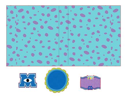 caixa porta universidade monstros 1 - OrigamiAmi